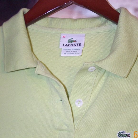 Lacoste Women's Polo size.40 "ON HOLD" - Picture 6 of 6